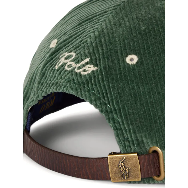 cap-kaareva-green-adjustable-strap-polo-ralph-lauren