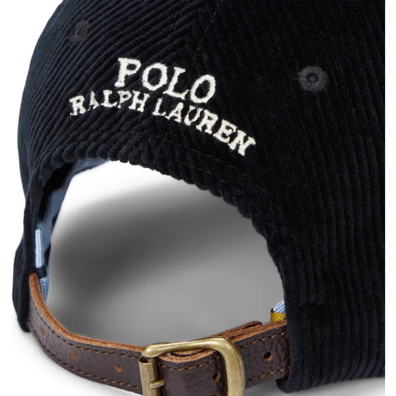 lippikset-kaareva-musta-saadettava-nauha-classic-sport-corduroy-polo-ralph-lauren