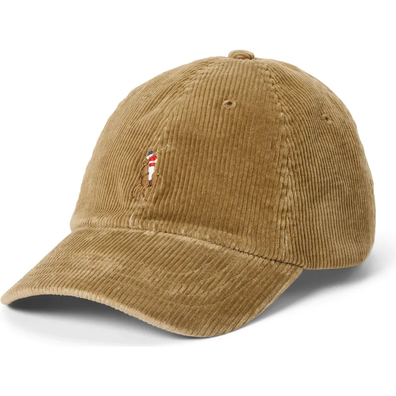 lippikset-kaareva-ruskea-saadettava-nauha-classic-sport-corduroy-polo-ralph-lauren