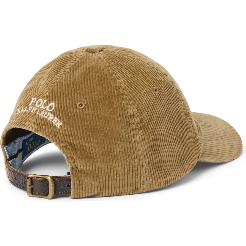 lippikset-kaareva-ruskea-saadettava-nauha-classic-sport-corduroy-polo-ralph-lauren