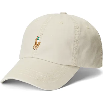 Lippikset kaareva beige säädettävä nauha Classic Sport Stretch Cotton Twill Polo Ralph Lauren