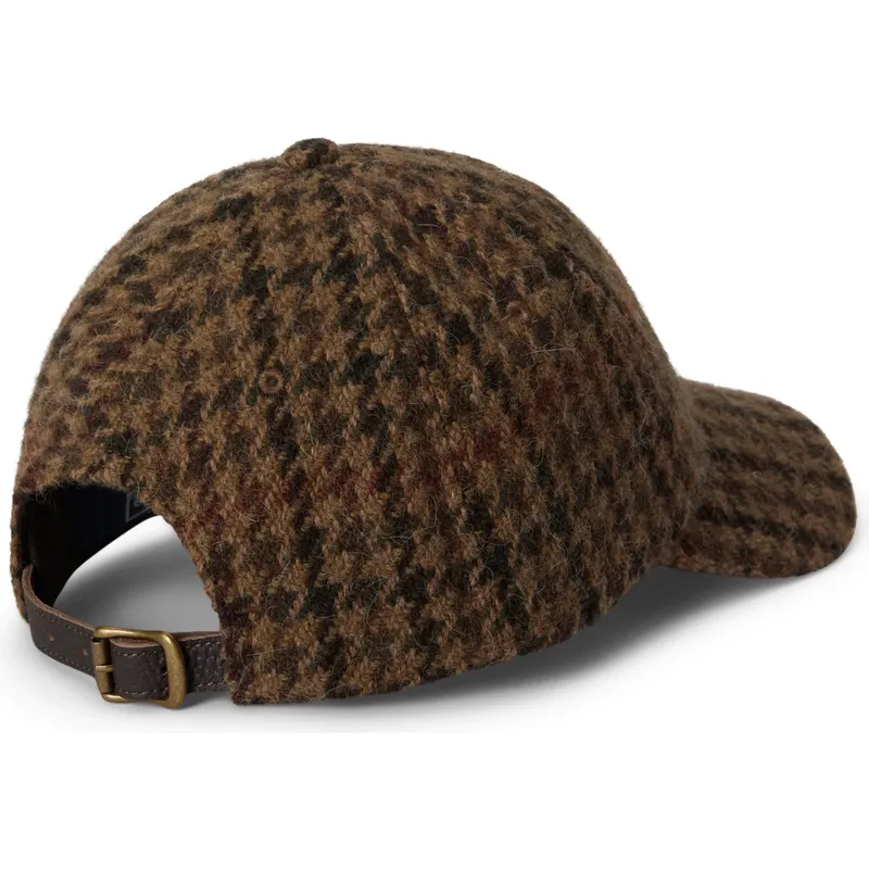 lippikset-kaareva-ruskea-saadettava-nauha-checked-wool-tweed-polo-ralph-lauren