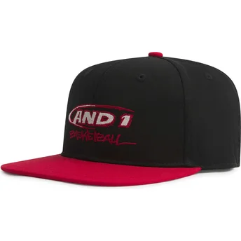 Cap litteä black snapback AND1