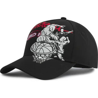 Cap kaareva black snapback AND1