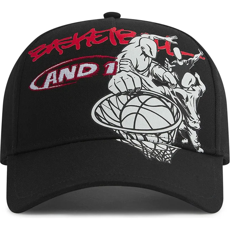 lippikset-kaareva-musta-snapback-dunk-graffiti-and1