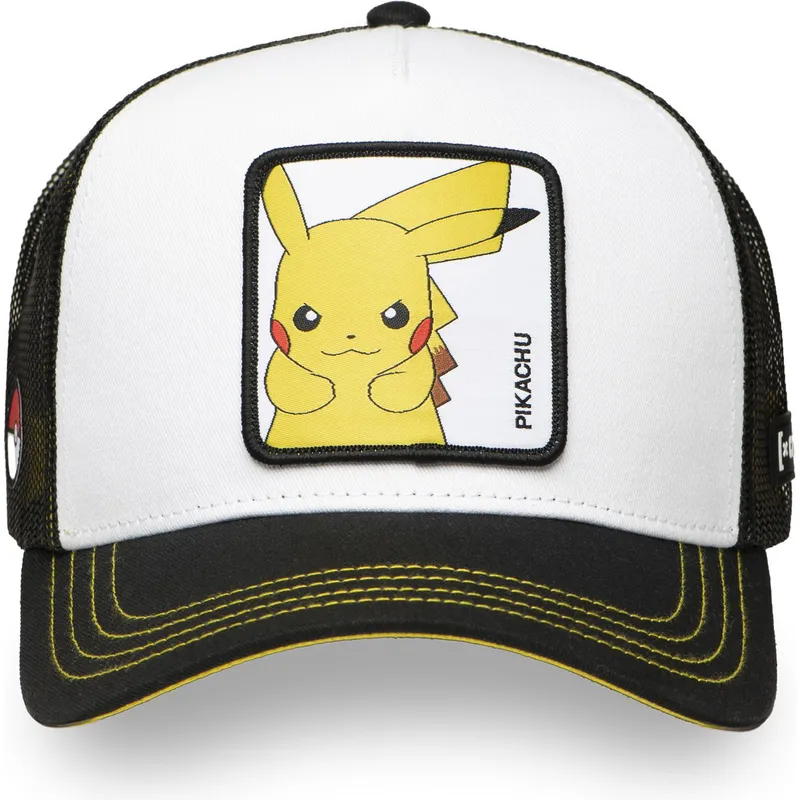 cap-kaareva-black-snapback-pikachu-pokemon-capslab