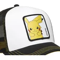 capslab-pikachu-pkm6-ele-pokemon-white-and-black-trucker-hat