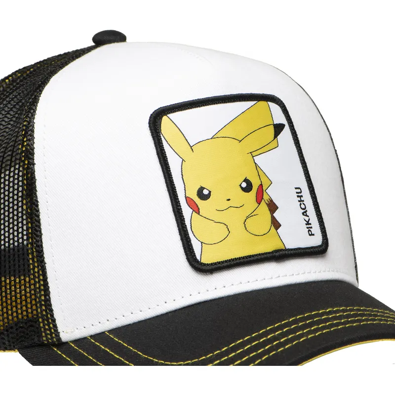 cap-kaareva-black-snapback-pikachu-pokemon-capslab