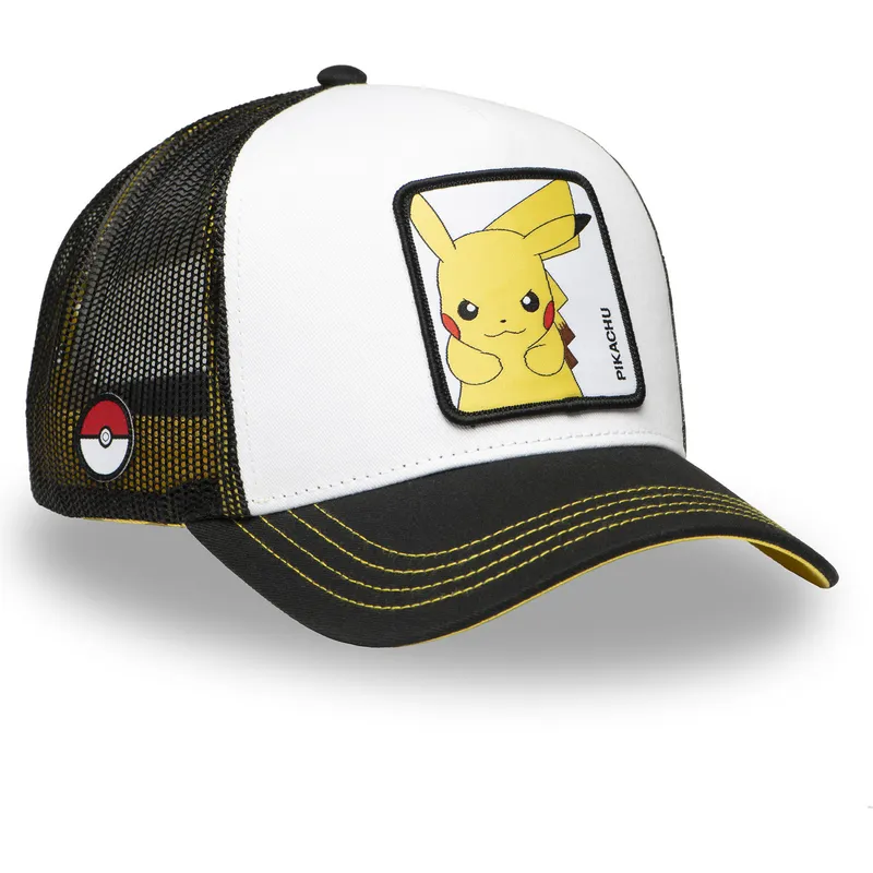 cap-kaareva-black-snapback-pikachu-pokemon-capslab