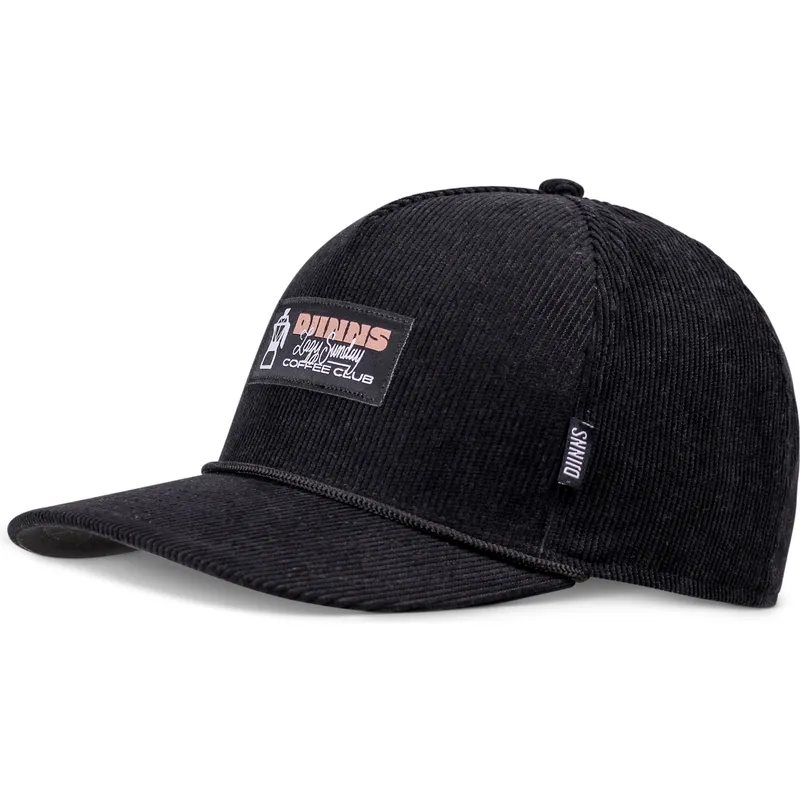 lippikset-kaareva-musta-snapback-hft-sunday-coffee-cord-djinns lippikset-kaareva-musta-snapback-hft-sunday-coffee-cord-djinns