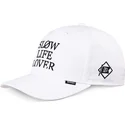 djinns-curved-brim-truefit-slow-life-lover-white-adjustable-cap