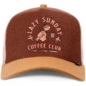 lippikset-kaareva-rekka-ruskea-snapback-hft-lazy-barista-djinns