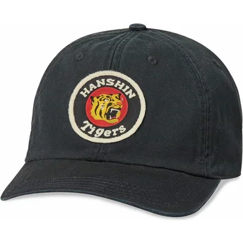 Lippikset kaareva musta säädettävä nauha Hanshin Tigers Hepcat Hanshin Tigers MLB American Needle