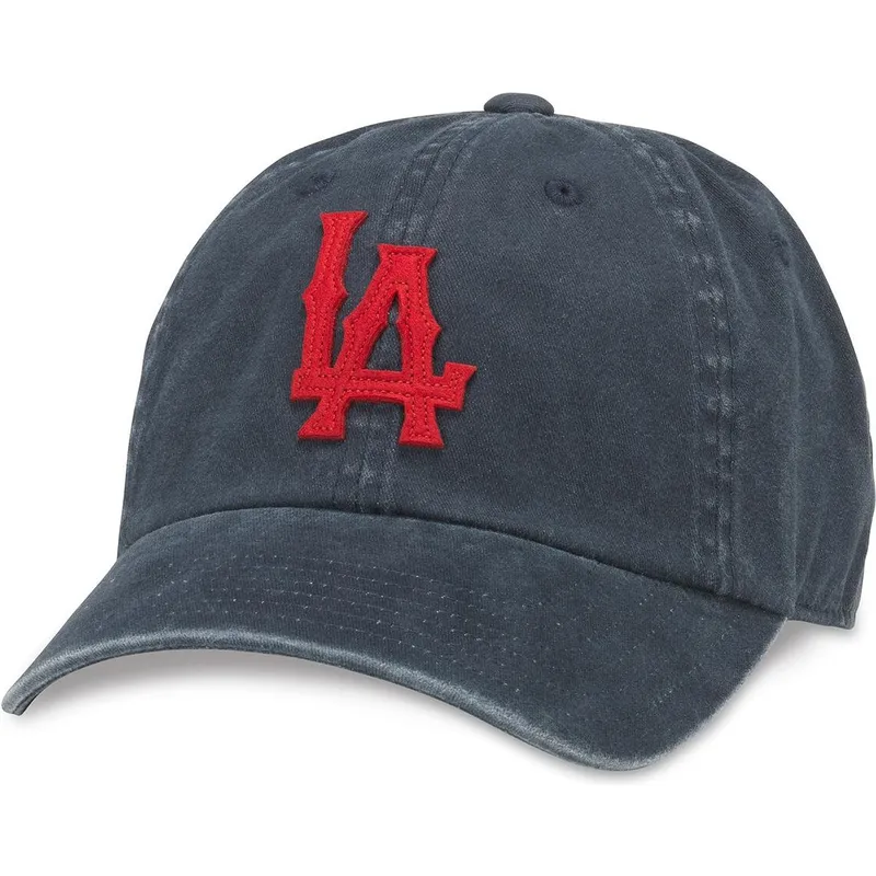 lippikset-kaareva-laivastonsininen-saadettava-nauha-los-angeles-angels-archive-los-angeles-angels-mlb-american-needle