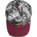 lippikset-kaareva-punainen-snapback-tuff-camo-desaturated-camo-the-farm-goorin-bros