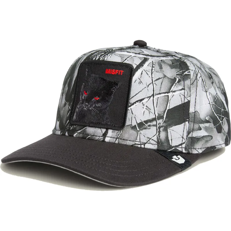 lippikset-kaareva-musta-snapback-misfit-camo-desaturated-camo-the-farm-goorin-bros lippikset-kaareva-musta-snapback-misfit-camo-desaturated-camo-the-farm-goorin-bros