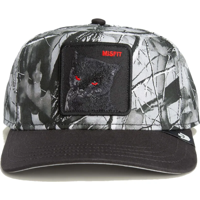 lippikset-kaareva-musta-snapback-misfit-camo-desaturated-camo-the-farm-goorin-bros lippikset-kaareva-musta-snapback-misfit-camo-desaturated-camo-the-farm-goorin-bros