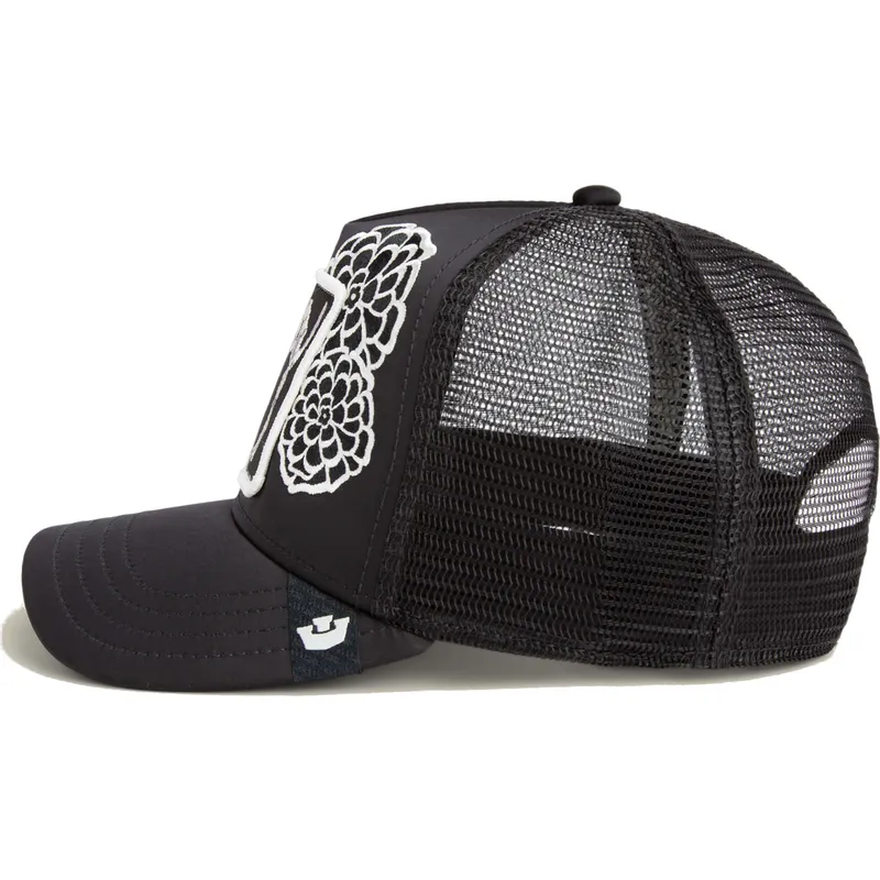 cap-kaareva-black-snapback-gato-dia-de-michi-dia-los-muertos-the-farm-the-farm-de-goorin-bros