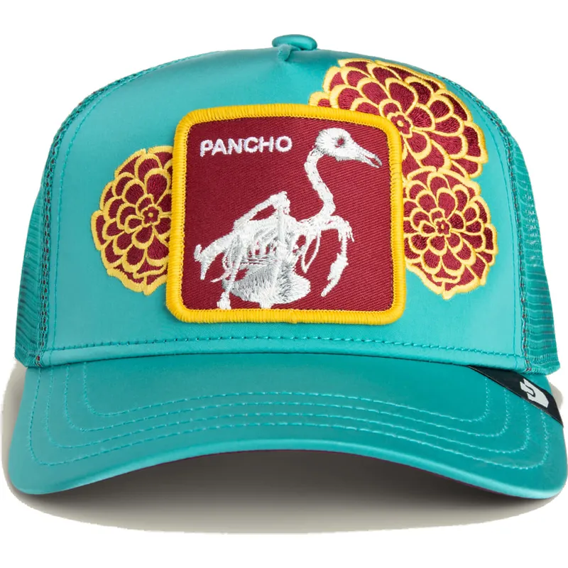 cap-kaareva-blue-snapback-flamenco-dia-de-pancho-dia-los-muertos-the-farm-the-farm-de-goorin-bros
