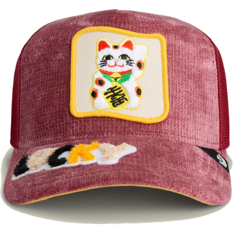 lippikset-kaareva-rekka-punainen-snapback-lucky-maneki-neko-happy-thoughts-the-farm-goorin-bros lippikset-kaareva-rekka-punainen-snapback-lucky-maneki-neko-happy-thoughts-the-farm-goorin-bros