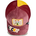 lippikset-kaareva-rekka-punainen-snapback-lucky-maneki-neko-happy-thoughts-the-farm-goorin-bros