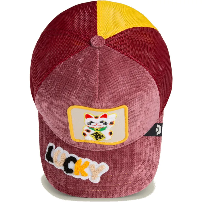 lippikset-kaareva-rekka-punainen-snapback-lucky-maneki-neko-happy-thoughts-the-farm-goorin-bros lippikset-kaareva-rekka-punainen-snapback-lucky-maneki-neko-happy-thoughts-the-farm-goorin-bros