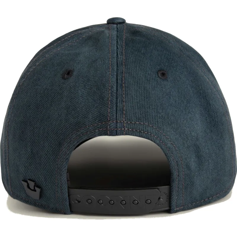 lippikset-kaareva-musta-snapback-denim-smurf-the-showdown-the-farm-goorin-bros