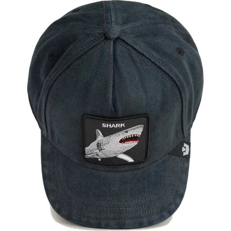 lippikset-kaareva-musta-snapback-denim-smurf-the-showdown-the-farm-goorin-bros
