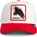 lippikset-kaareva-rekka-valkoinen-snapback-freedom-elgae-flip-side-2-the-farm-goorin-bros