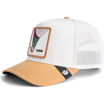 Lippikset kaareva rekka valkoinen snapback Homie Noegip Flip Side 2 The Farm Goorin Bros.