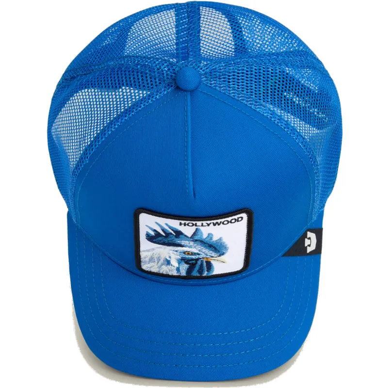 lippikset-kaareva-rekka-sininen-snapback-hollywood-rooster-sport-the-farm-goorin-bros