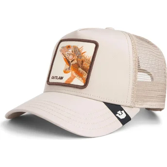 Lippikset kaareva rekka beige snapback The Outlaw Lizard Sport The Farm Goorin Bros.