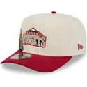 cap-kaareva-red-snapback-9fifty-a-frame-precurved-hardwood-classics-denver-nuggets-nba-new-era