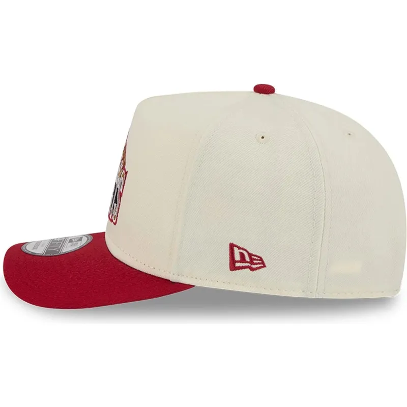cap-kaareva-red-snapback-9fifty-a-frame-precurved-hardwood-classics-denver-nuggets-nba-new-era