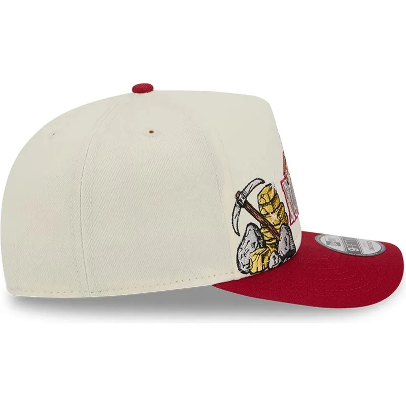 cap-kaareva-red-snapback-9fifty-a-frame-precurved-hardwood-classics-denver-nuggets-nba-new-era