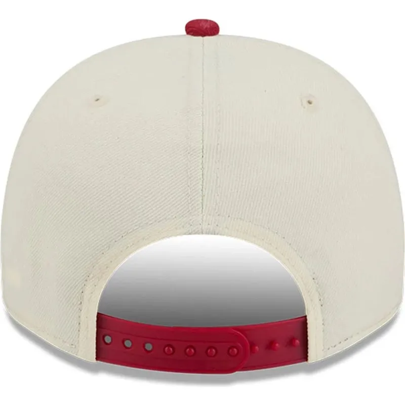 cap-kaareva-red-snapback-9fifty-a-frame-precurved-hardwood-classics-denver-nuggets-nba-new-era