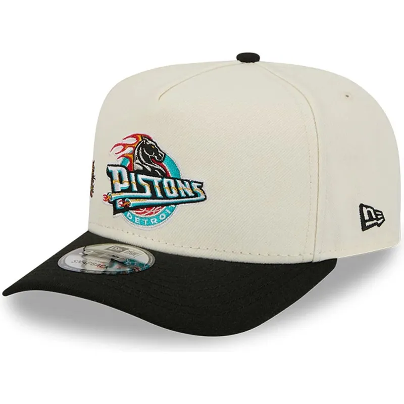 lippikset-kaareva-musta-snapback-9fifty-a-frame-precurved-hardwood-classics-detroit-pistons-nba-new-era