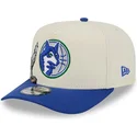 lippikset-kaareva-sininen-snapback-9fifty-a-frame-precurved-hardwood-classics-minnesota-timberwolves-nba-new-era
