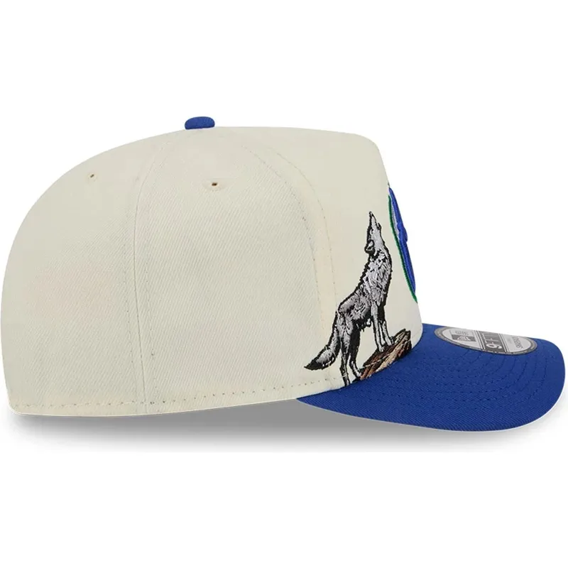 lippikset-kaareva-sininen-snapback-9fifty-a-frame-precurved-hardwood-classics-minnesota-timberwolves-nba-new-era
