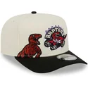 lippikset-kaareva-musta-snapback-9fifty-a-frame-precurved-hardwood-classics-toronto-raptors-nba-new-era