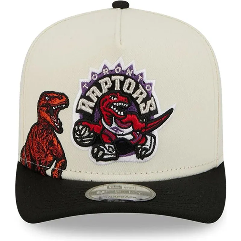 lippikset-kaareva-musta-snapback-9fifty-a-frame-precurved-hardwood-classics-toronto-raptors-nba-new-era
