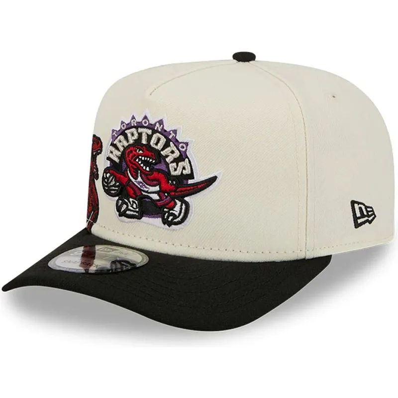 lippikset-kaareva-musta-snapback-9fifty-a-frame-precurved-hardwood-classics-toronto-raptors-nba-new-era