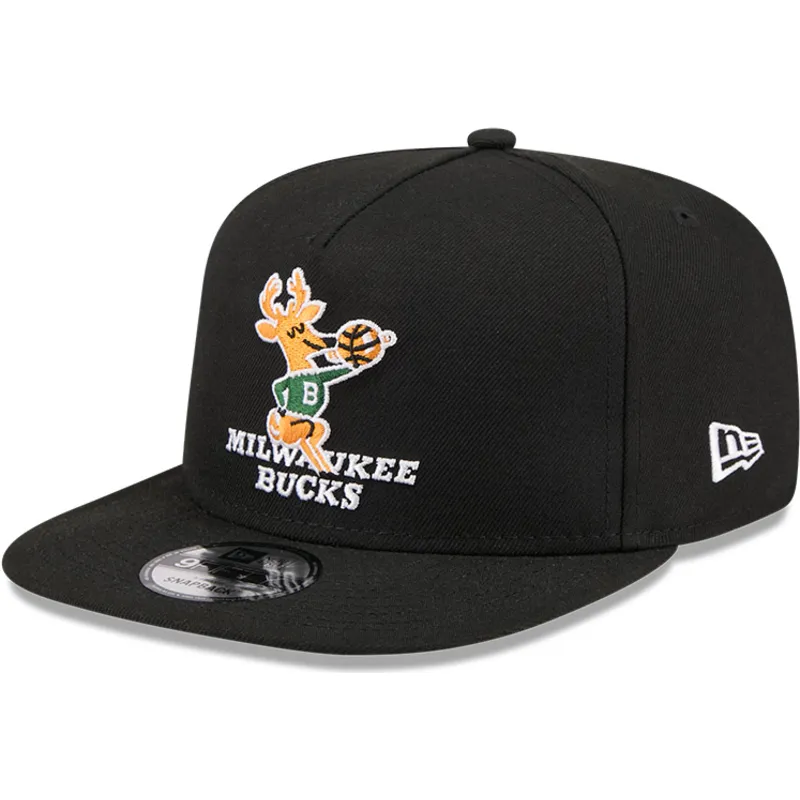 cap-littea-black-snapback-9fifty-a-frame-hardwood-classics-milwaukee-bucks-nba-new-era cap-littea-black-snapback-9fifty-a-frame-hardwood-classics-milwaukee-bucks-nba-new-era