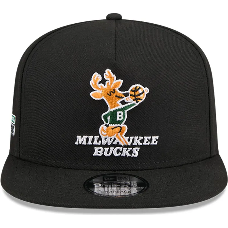 cap-littea-black-snapback-9fifty-a-frame-hardwood-classics-milwaukee-bucks-nba-new-era cap-littea-black-snapback-9fifty-a-frame-hardwood-classics-milwaukee-bucks-nba-new-era