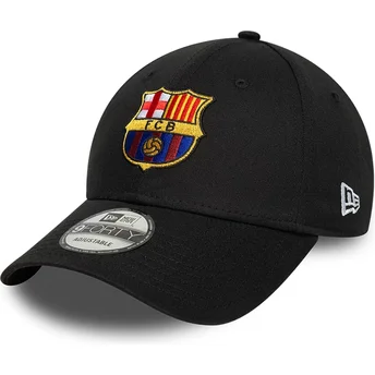 Cap kaareva black snapback 9FORTY ajustable FC Barcelona LALIGA New Era