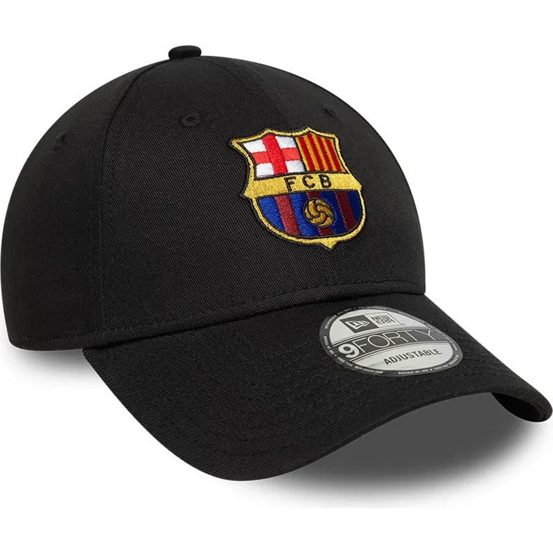 cap-kaareva-black-snapback-9forty-ajustable-fc-barcelona-laliga-new-era
