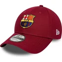 lippikset-kaareva-punainen-snapback-9forty-ajustable-fc-barcelona-laliga-new-era
