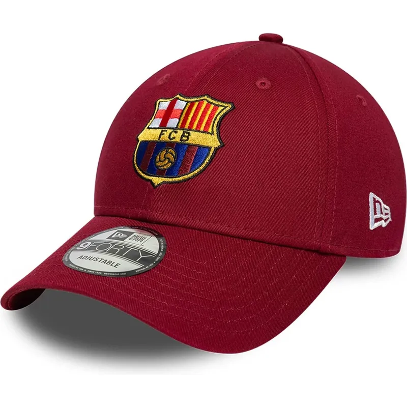 lippikset-kaareva-punainen-snapback-9forty-ajustable-fc-barcelona-laliga-new-era