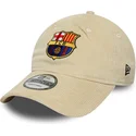 lippikset-kaareva-beige-snapback-9twenty-ajustable-fc-barcelona-laliga-new-era