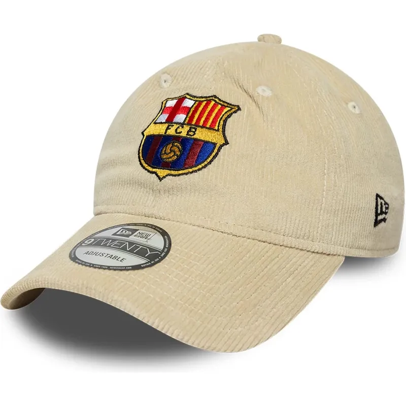 lippikset-kaareva-beige-snapback-9twenty-ajustable-fc-barcelona-laliga-new-era